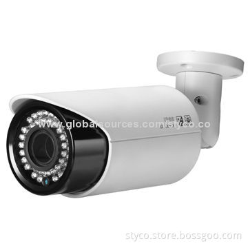 Megapixel IP Bullet IR Camera with 2.8~12mm Manual Zoom Lens